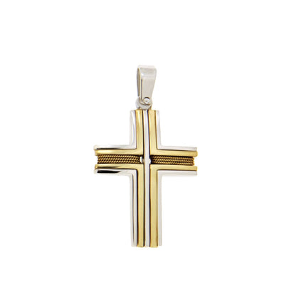 CROSS YELLOW & WHITE GOLD 750 - 168 - Availability: Immediately
