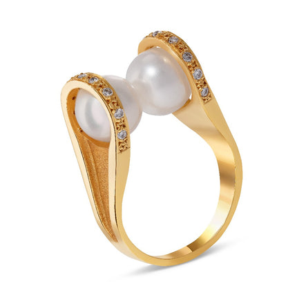 RING  GOLD 750 & PEARLS - 20088