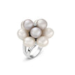 RING WHITE GOLD 750 & PEARLS - 22110 - Availability: Immediately