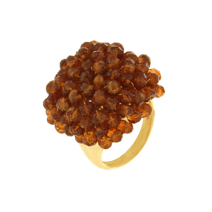 RING  GOLD 750 & SEMIPRECIOUS STONES