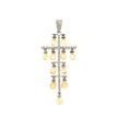 PENDANT WHITE GOLD 750 & PRECIOUS STONES  - 23422