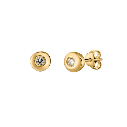 EARRINGS  GOLD 750 & PRECIOUS STONES - 23825 - Availability: Immediately