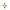 CROSS  GOLD 750 & SEMIPRECIOUS STONES - 23987