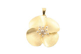 PENDANT YELLOW & WHITE GOLD 750   - 24576