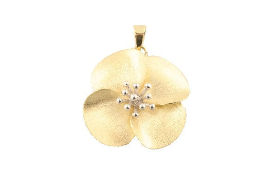 PENDANT YELLOW & WHITE GOLD 750   - 24576