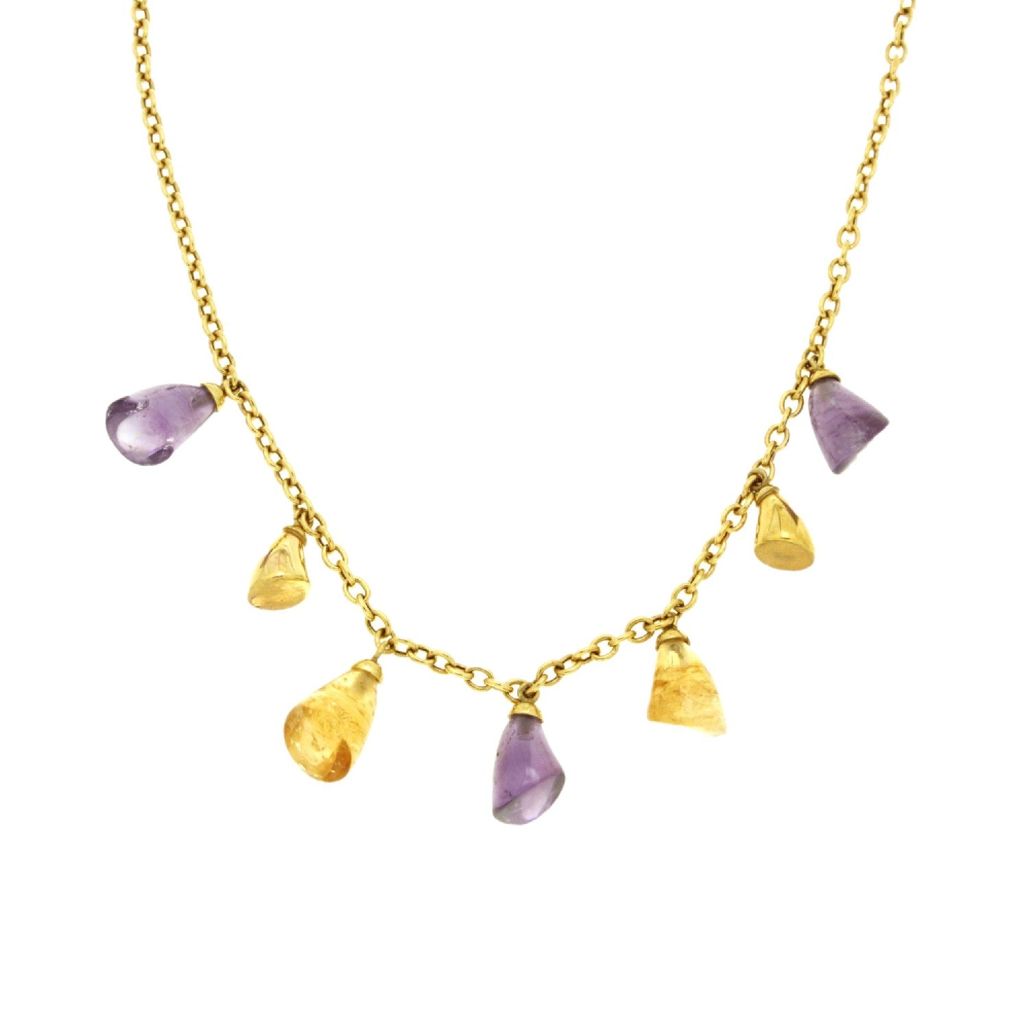 NECKLACE  GOLD 750 & SEMIPRECIOUS STONES - 25032