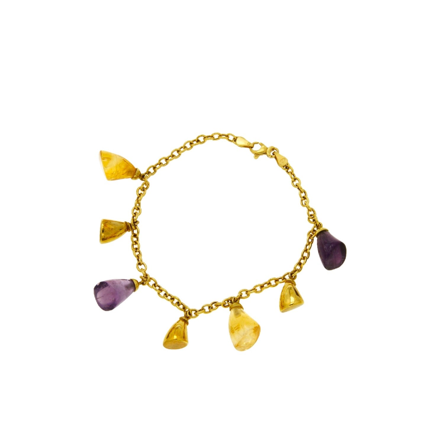 BRACELET  GOLD 750 & SEMIPRECIOUS STONES - 25036