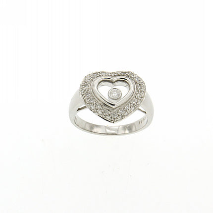 RING WHITE GOLD 750 & PRECIOUS STONES - 26280