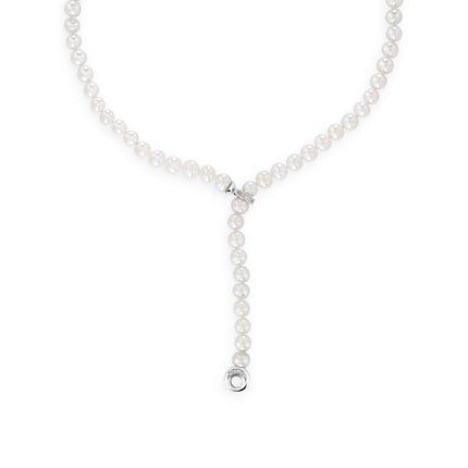 NECKLACE WHITE GOLD 750 & PEARLS - 27099