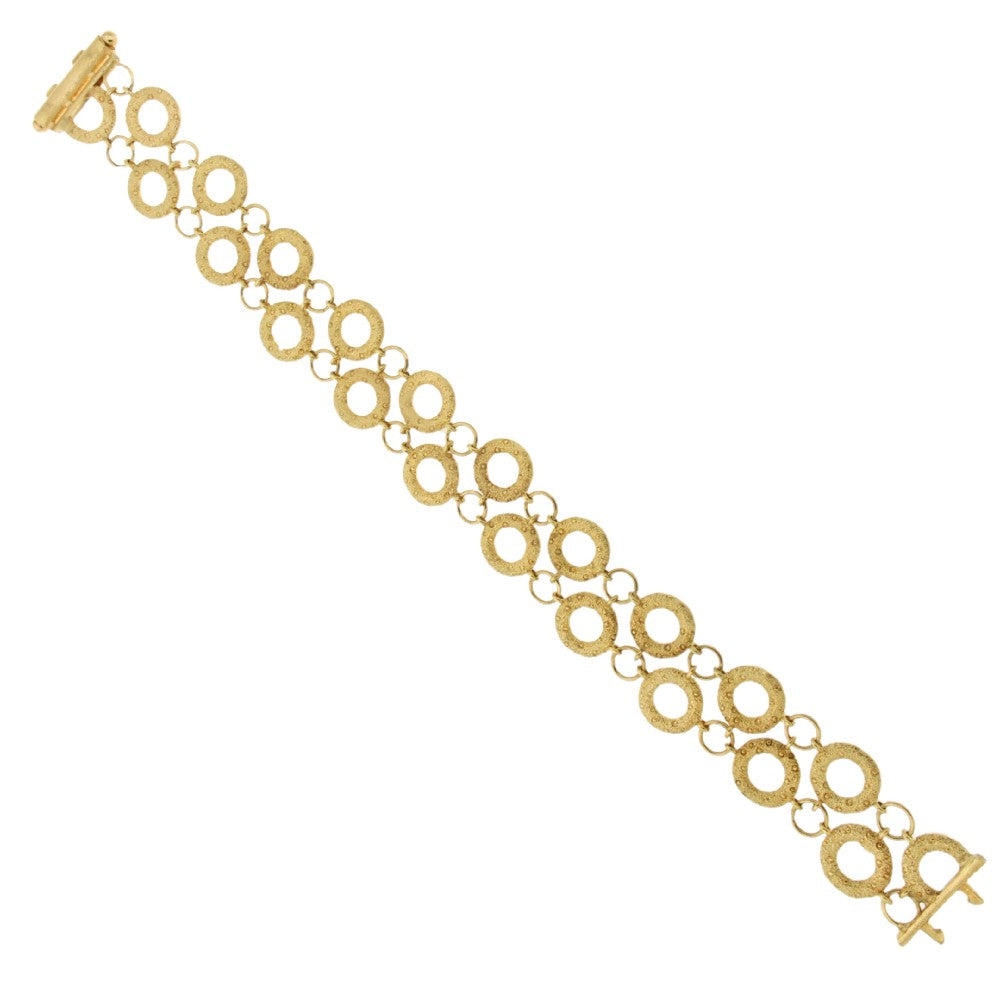 BRACELET YELLOW GOLD Κ18 NO STONES