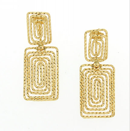 EARRINGS  GOLD 750   - 287