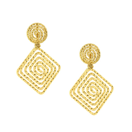 EARRINGS  GOLD 750   - 3073