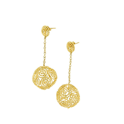 EARRINGS  GOLD 750 - 3077