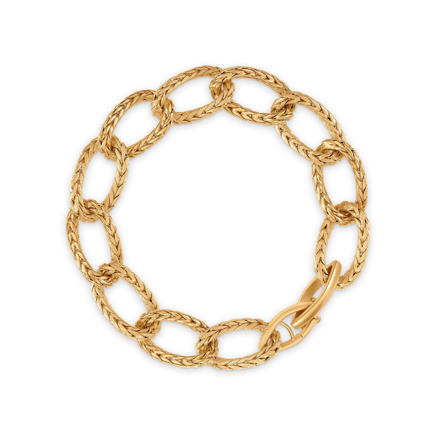 BRACELET YELLOW GOLD Κ18 NO STONES