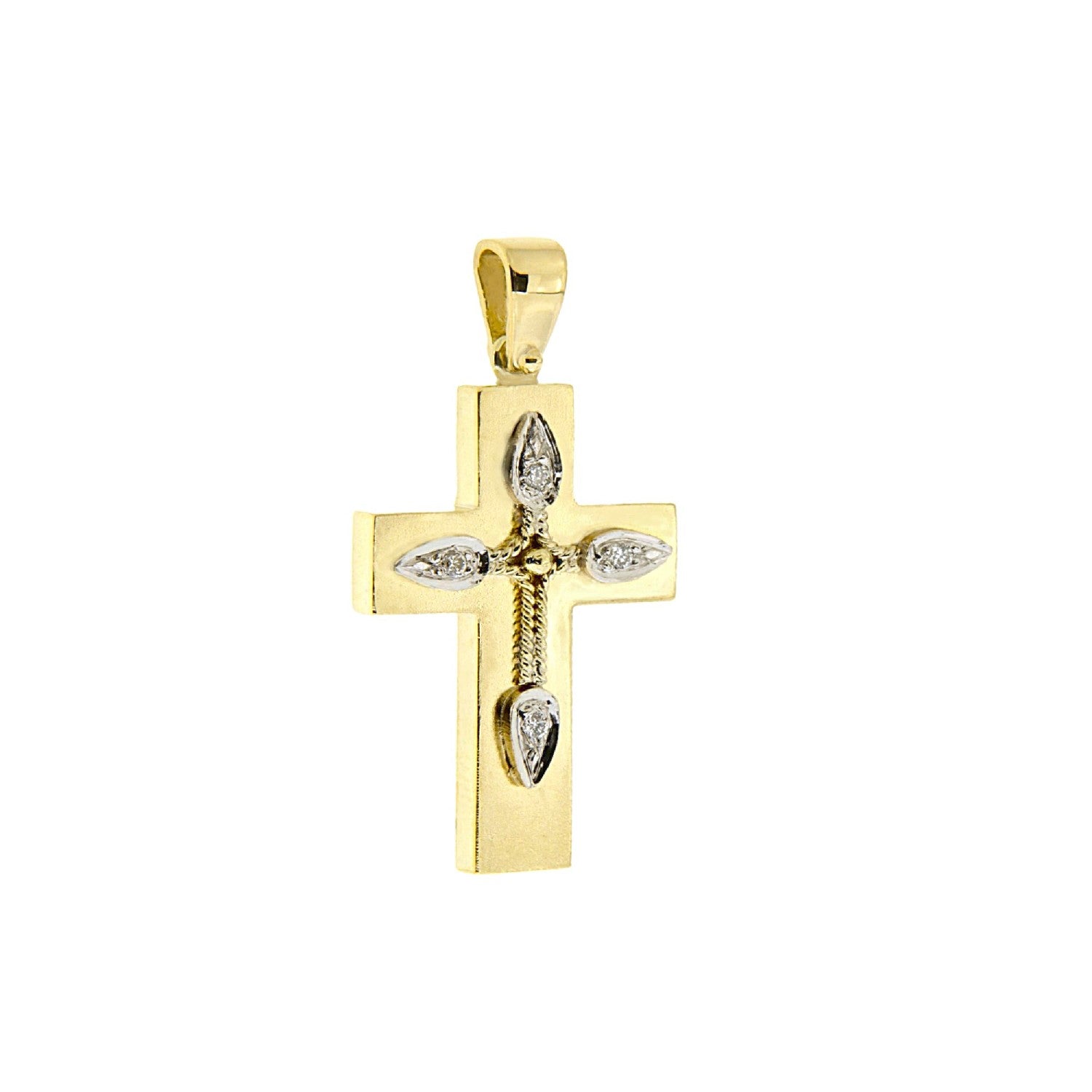 CROSS  GOLD 750 & PRECIOUS STONES - 32428 - Availability: Immediately