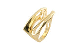 RING YELLOW GOLD Κ18 NO STONES