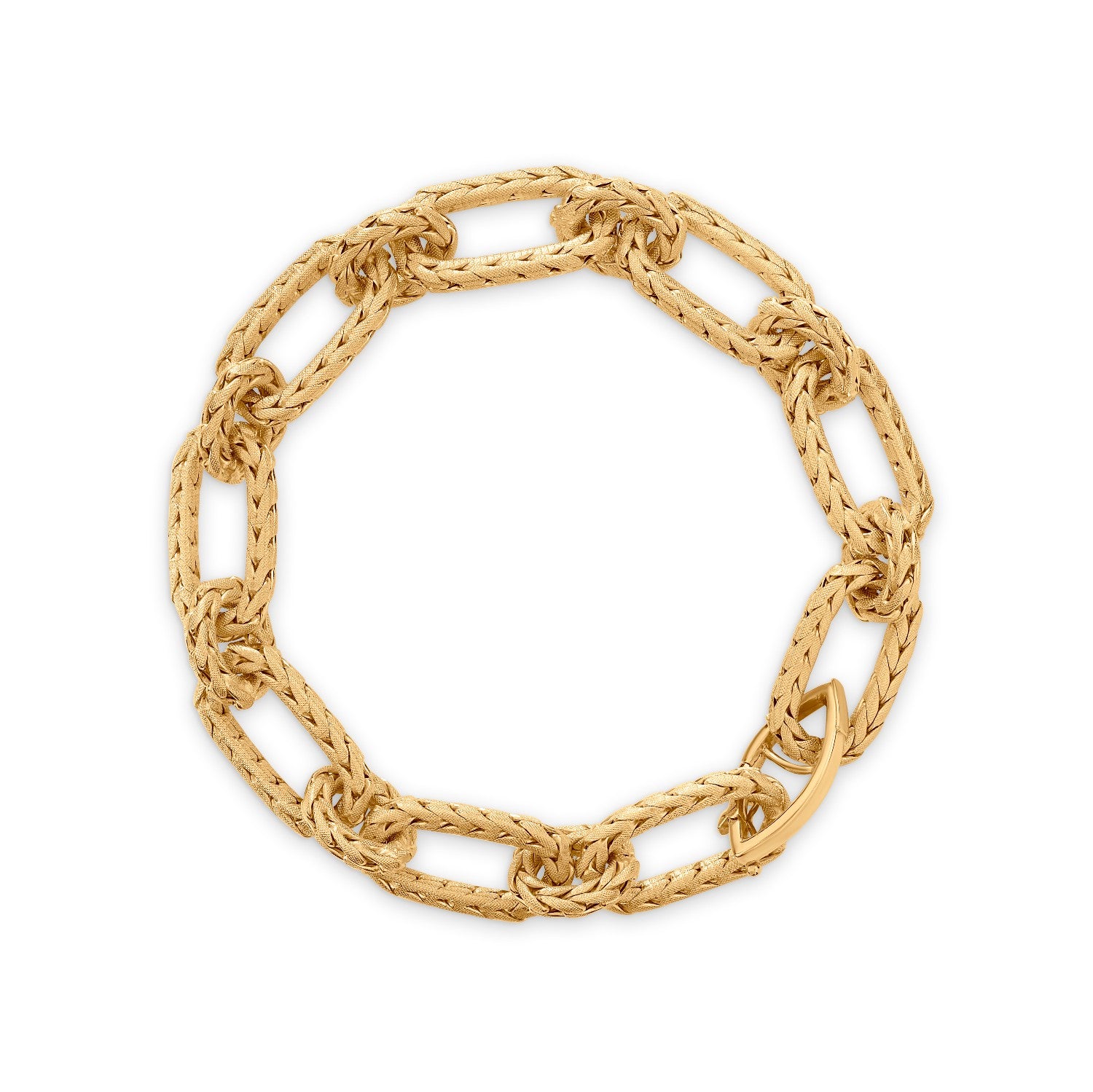 BRACELET YELLOW GOLD Κ18 NO STONES