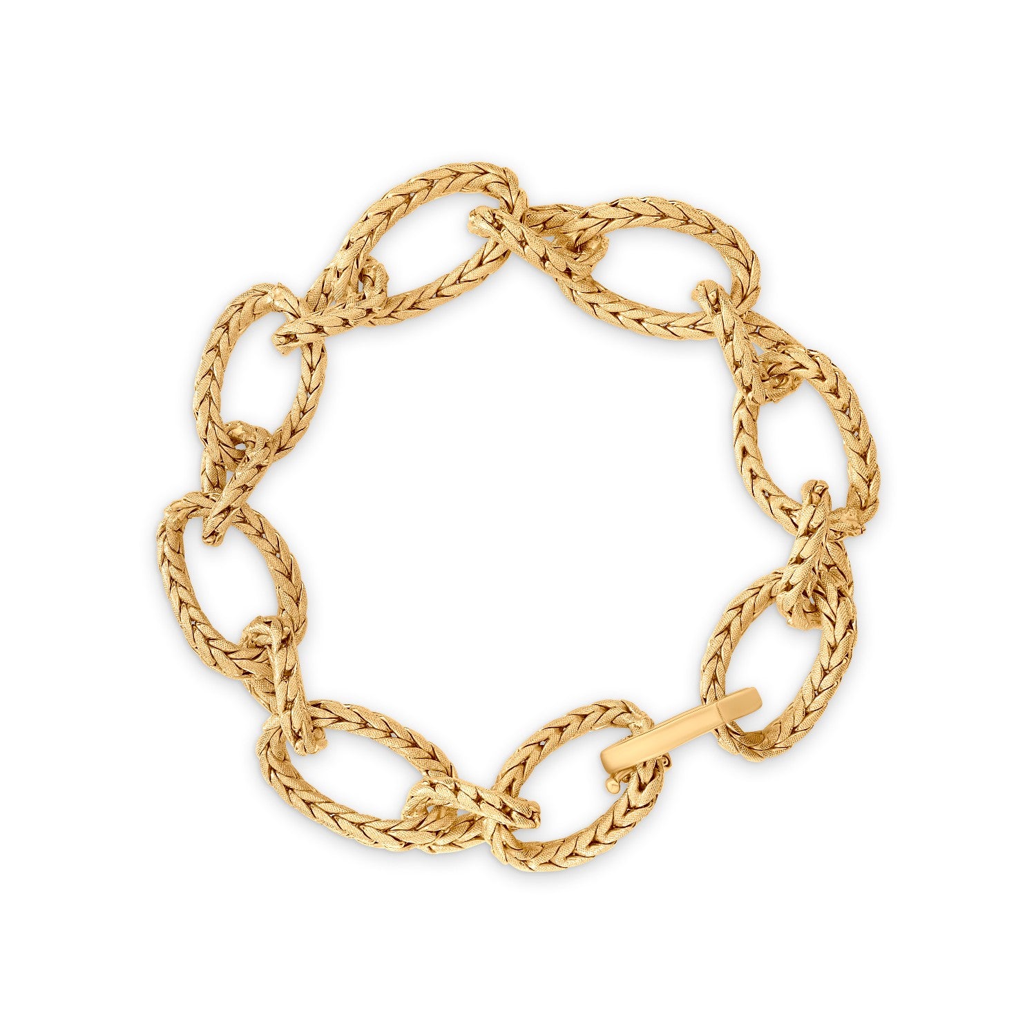 BRACELET YELLOW GOLD Κ18 NO STONES