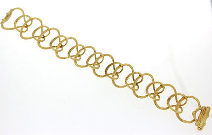 BRACELET YELLOW GOLD Κ18 NO STONES