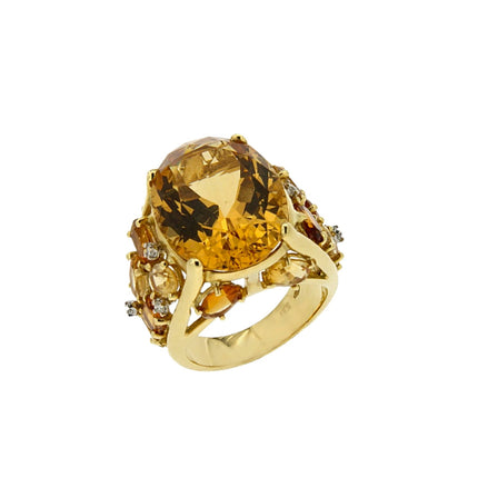 RING  GOLD 750 & PRECIOUS STONES - 34219