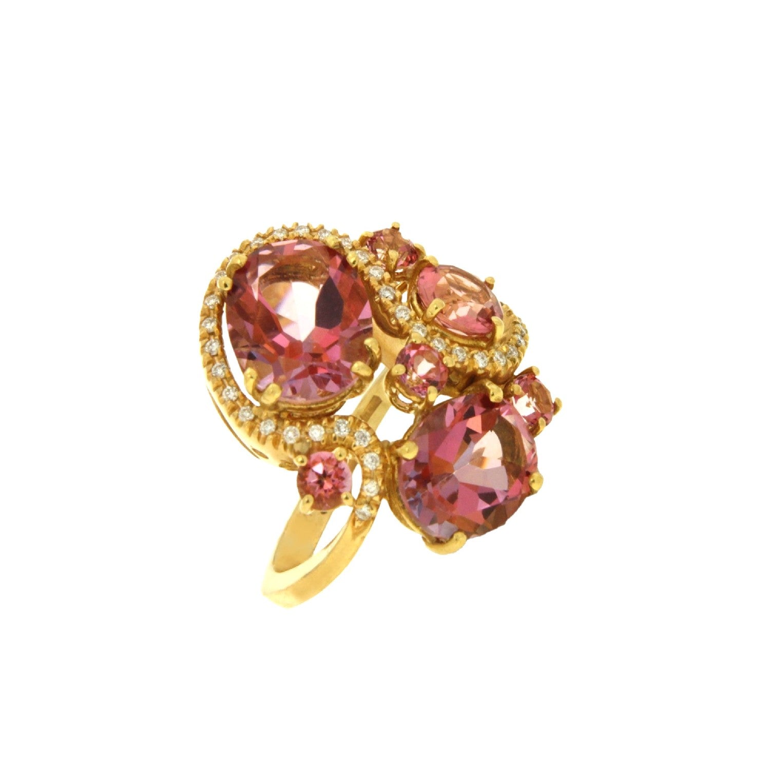 RING  GOLD 750 & PRECIOUS STONES - 34343