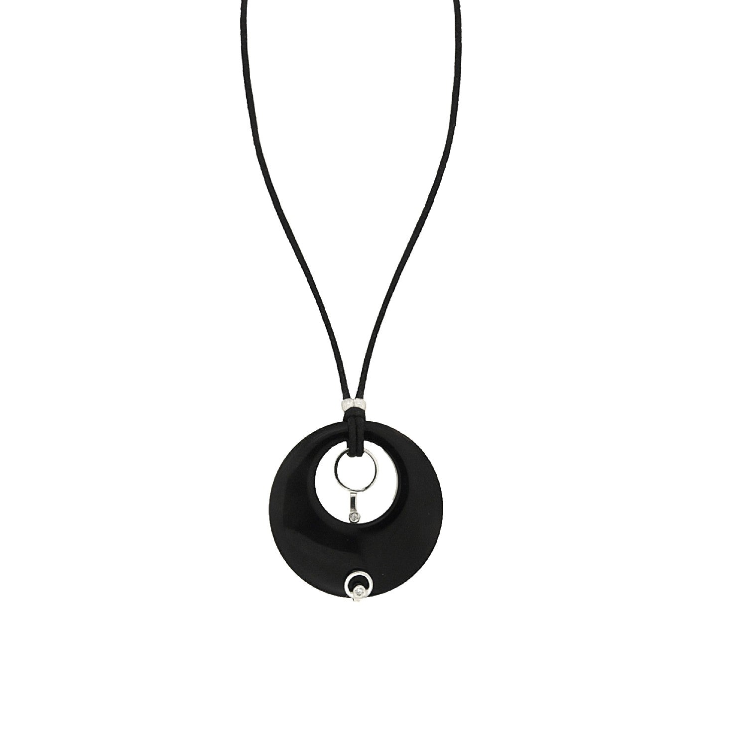 PENDANT  GOLD 750 & PRECIOUS STONES - 3469 - Availability: Immediately