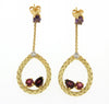 EARRINGS YELLOW GOLD Κ18 ΜΕ - 35718