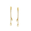 EARRINGS  GOLD 750 & PEARLS - 35799 - Availability: Immediately