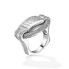 RING WHITE GOLD 750 & PRECIOUS STONES  - 35866