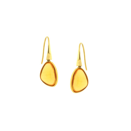 EARRINGS  GOLD 750 & SEMIPRECIOUS STONES - 37643