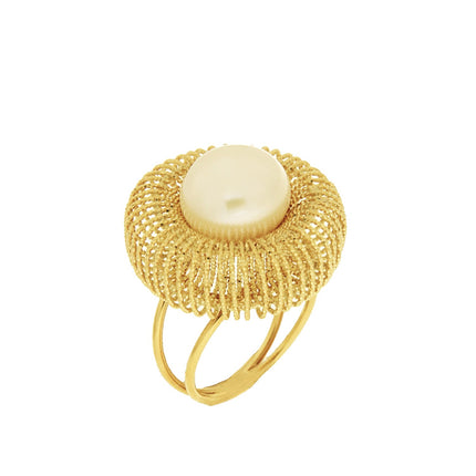 RING  GOLD 750 & PEARL - 37767