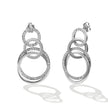EARRINGS WHITE GOLD 750 & PRECIOUS STONES - 38329