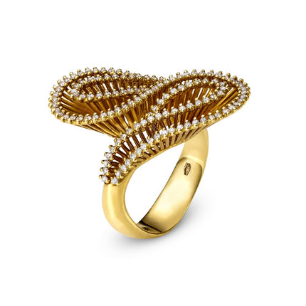 RING  GOLD 750 & PRECIOUS STONES - 3841