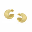 EARRINGS YELLOW SILVER 925 - 39159 - Availability: Immediately