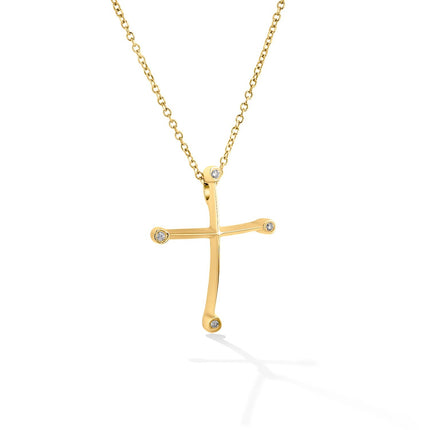 CROSS  GOLD 750 & PRECIOUS STONES - 41056