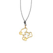 PENDANT  GOLD 585 & SEMIPRECIOUS STONES - 41176 - Availability: Up to 1 month