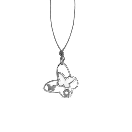 PENDANT WHITE GOLD 585 & SEMIPRECIOUS STONES - 41909 - Availability: Up to 1 month