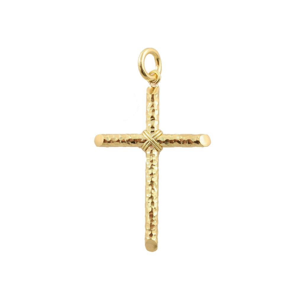 CROSS YELLOW GOLD Κ18 NO STONES - 4278