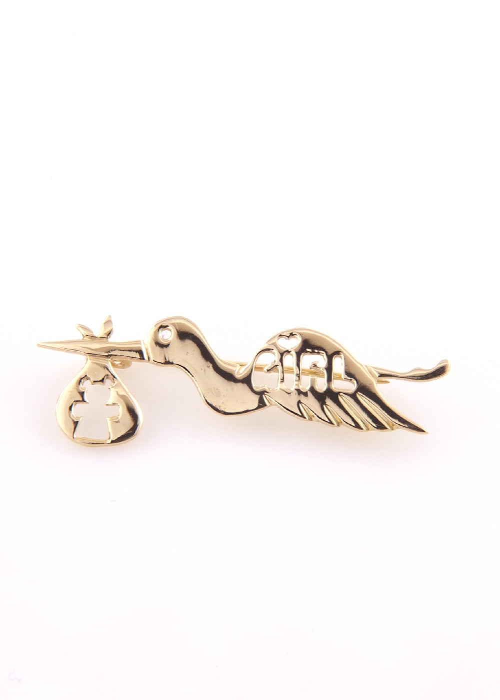 BROOCH  GOLD 585 - 43261 - Availability: Up to 1 month