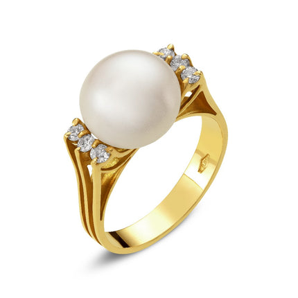 RING  GOLD 750 & PEARL