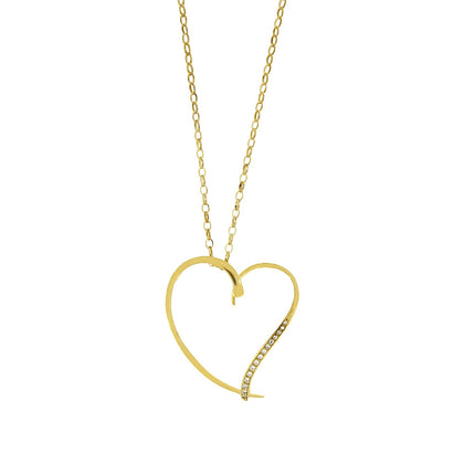 NECKLACE YELLOW SILVER 925 - 44434 - Availability: Immediately