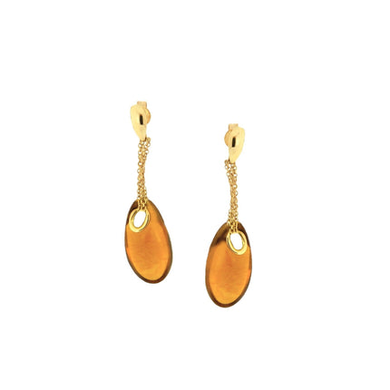 EARRINGS  GOLD 750 & SEMIPRECIOUS STONES - 44455