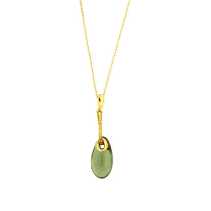 NECKLACE  GOLD K18 & SEMIPRECIOUS STONES - 44474