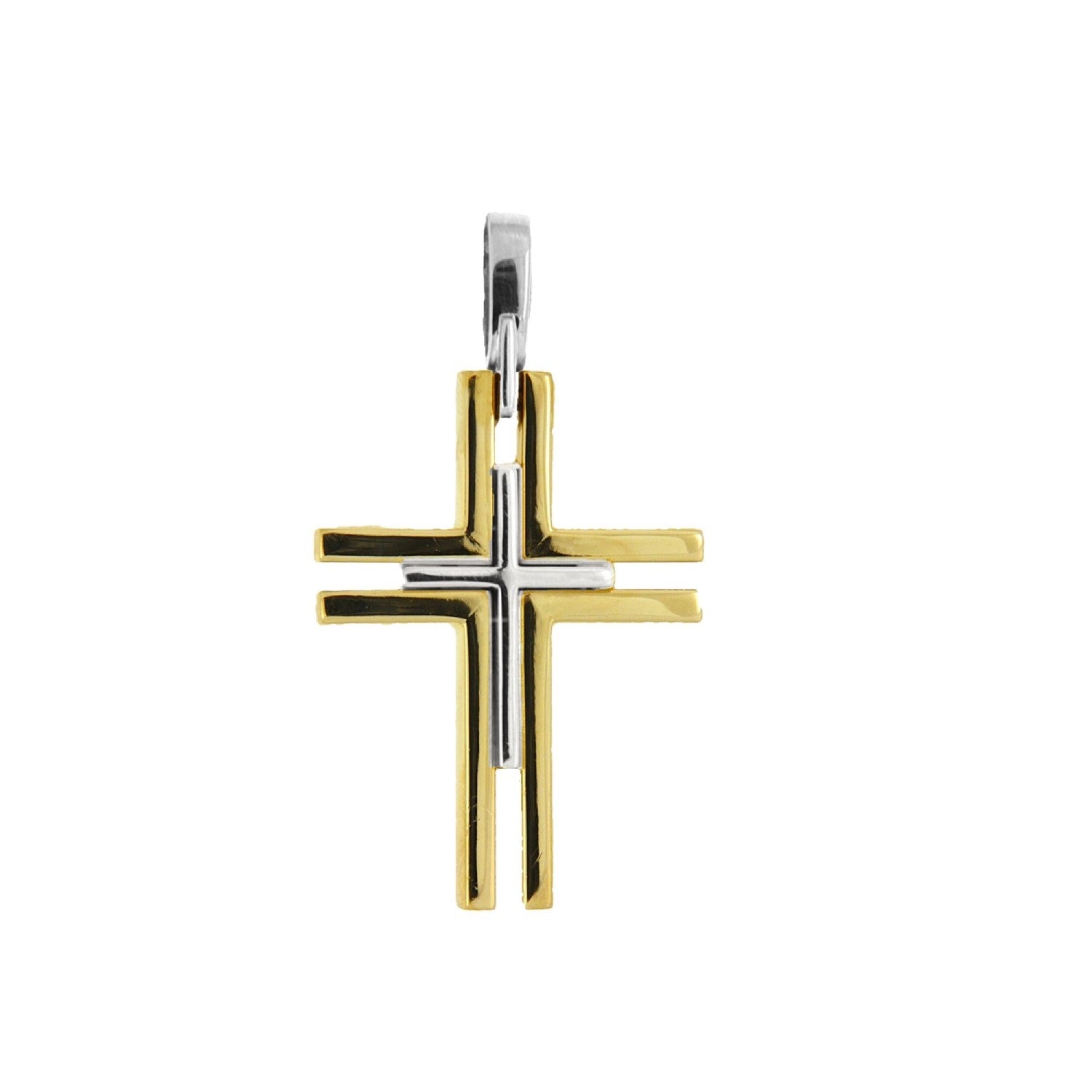 CROSS YELLOW & WHITE GOLD 750 - 44800 - Availability: Immediately