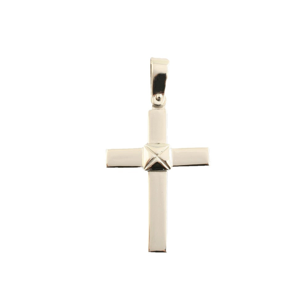 CROSS WHITE GOLD 585