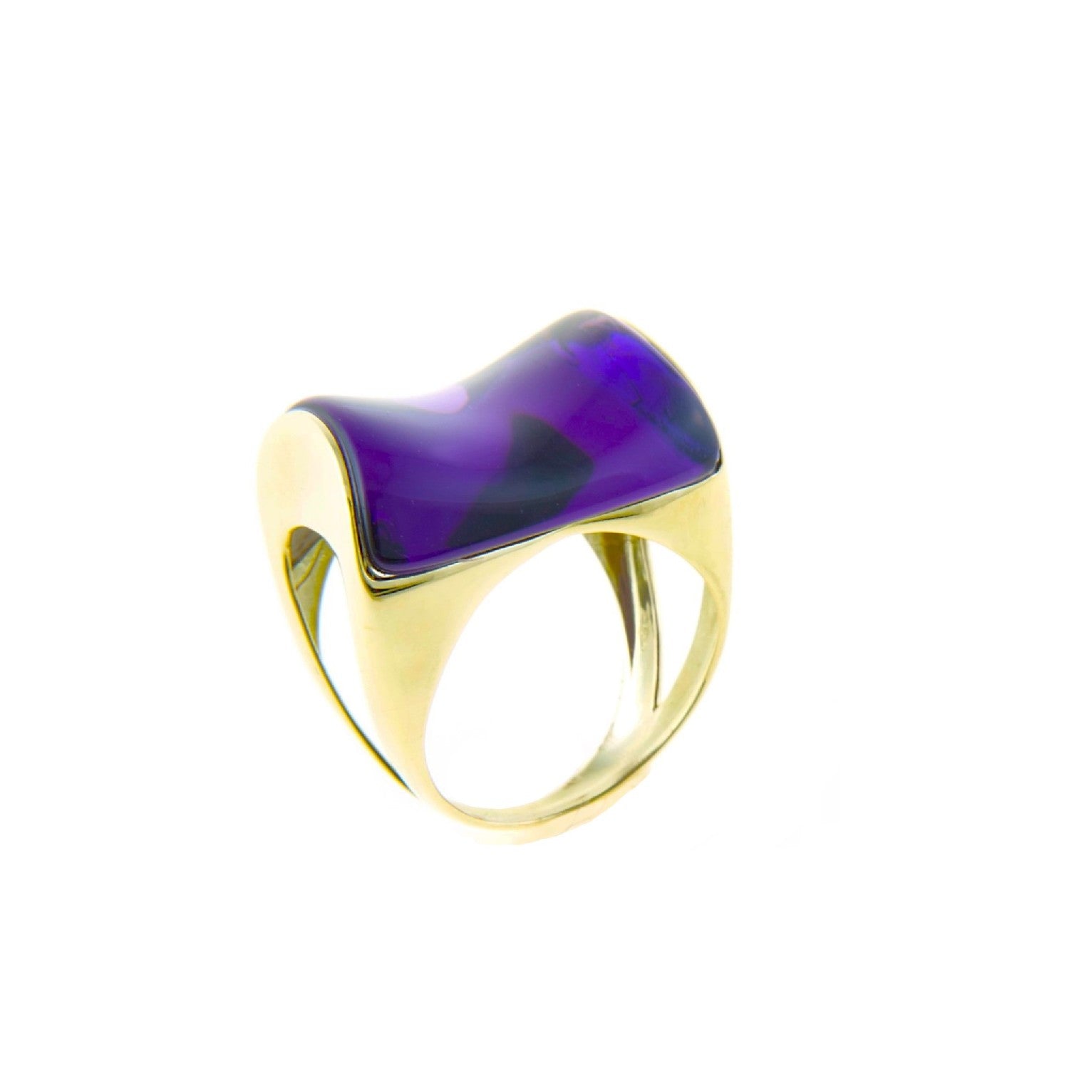 RING  GOLD 750 & AMETHYST - 46040