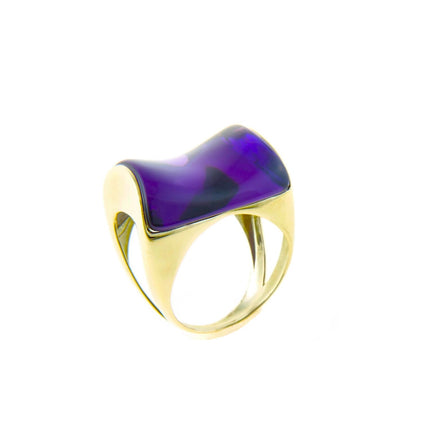 RING  GOLD 750 & AMETHYST - 46040