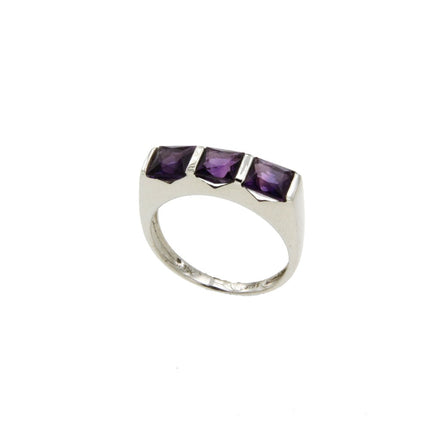 RING WHITE GOLD 750 & SEMIPRECIOUS STONES