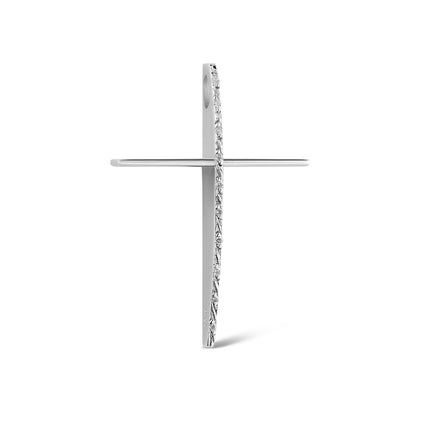CROSS WHITE GOLD 750 & PRECIOUS STONES - 46672