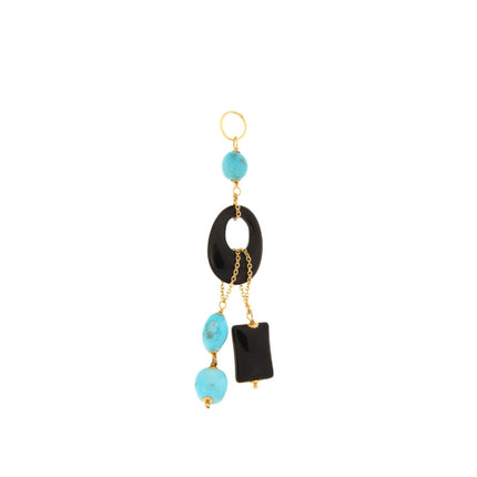 PENDANT  GOLD 750 & SEMIPRECIOUS STONES - 46819